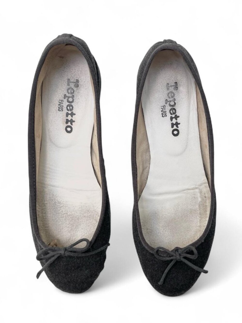 Rare Repetto Camille Denim Heels in Gray - Size 37 EU/6 US
